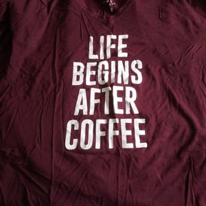 Woman within graphic tee